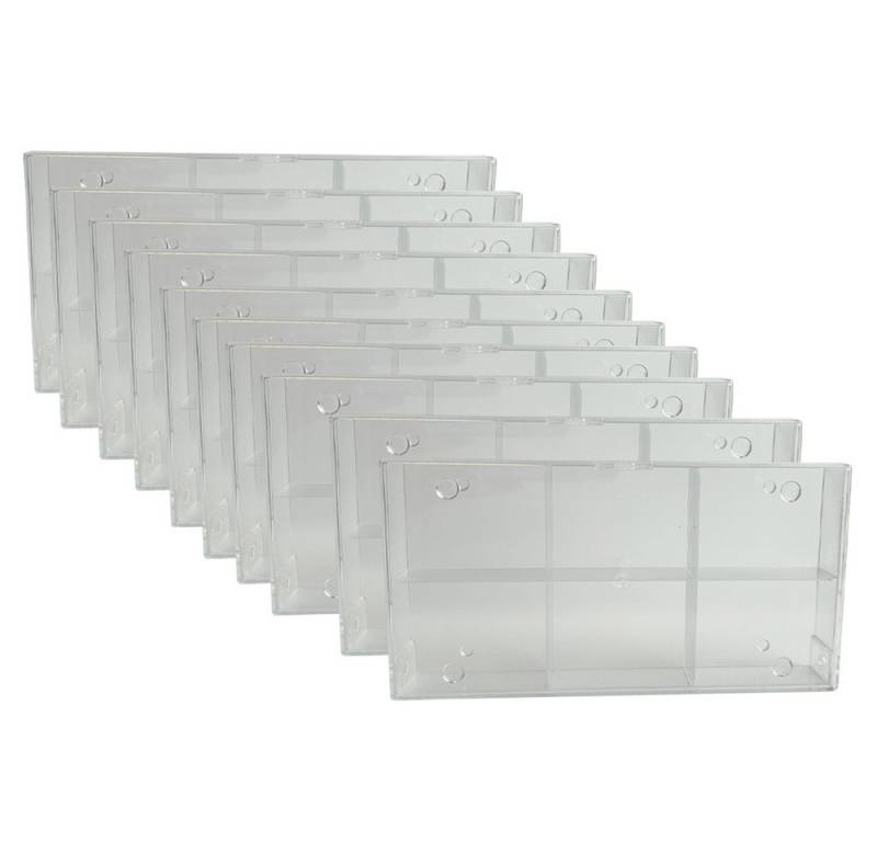 collect-it.de MY HOME OF CARDS + TOYS Aufbewahrungsbox 10 Sortierkästen 6-fach transparent von collect-it.de MY HOME OF CARDS + TOYS