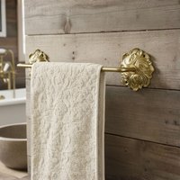 Handgefertigte Messing Handtuchhalter Badezimmer Wandbehang Handgefertigte Messing Handtuchhalter Badezimmer Wandbehang von collectionFD