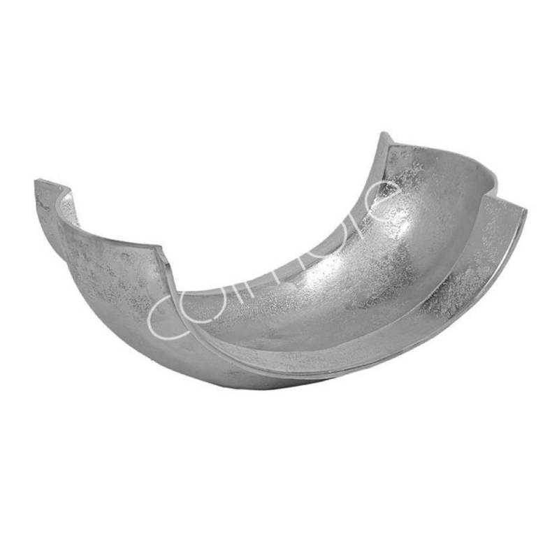 colmore Dekoschale Schale Deko Silber Metall Klein Modern 25 cm, Asymmetrisch colmore Dekoschale Schale Deko Silber Metall Klein Modern 25 cm, Asymmetrisch von colmore