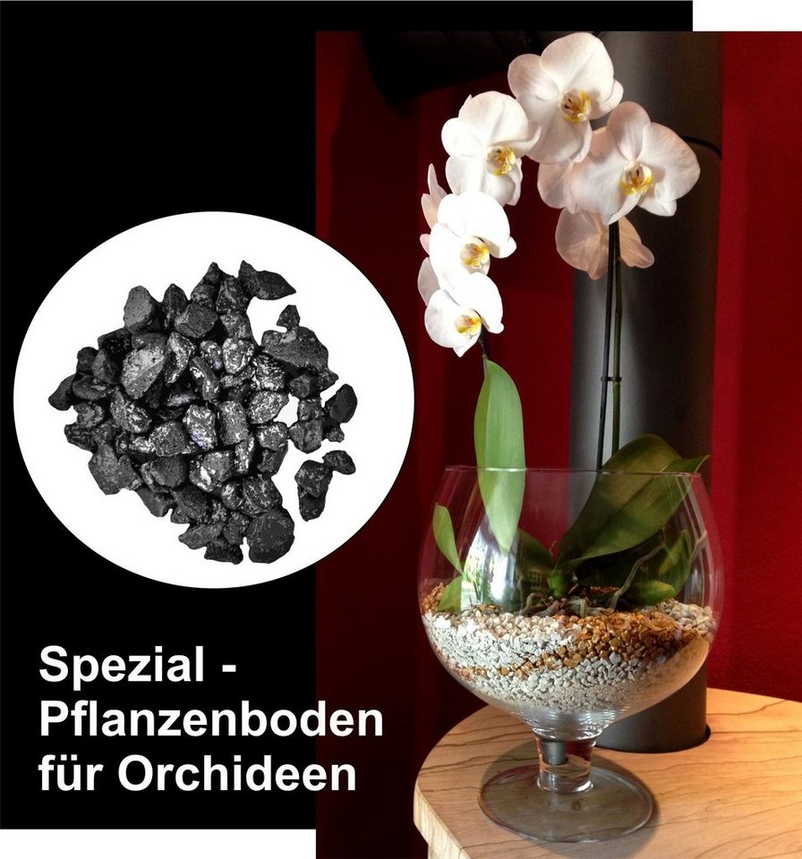 colomi Pflanzgranulat Spezial Pflanzboden für Orchideen - patentiert schwarz, mit Ionenaustauscher, 1 Liter colomi Pflanzgranulat Spezial Pflanzboden für Orchideen - patentiert schwarz, mit Ionenaustauscher, 1 Liter von colomi