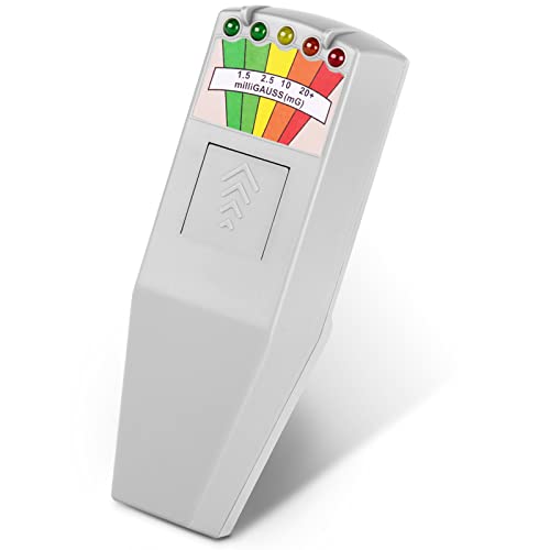 color tree Handheld LED EMF Meter Magnetfeld Ghost Hunting Detektor Elektromagnetische paranormale Geräte Tester 50Hz-20.000Hz Weiß color tree Handheld LED EMF Meter Magnetfeld Ghost Hunting Detektor Elektromagnetische paranormale Geräte Tester 50Hz-20.000Hz Weiß von color tree