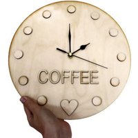 Kaffeeliebhaber Wanduhr Kaffeeliebhaber Wanduhr von colorTIMEbyLAIRAM