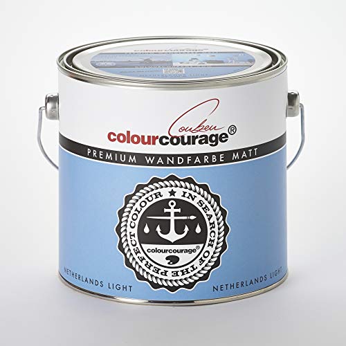 colourcourage L709449L05 Premium matt Netherlands Light 2,5L bunte Wandfarbe von colourcourage