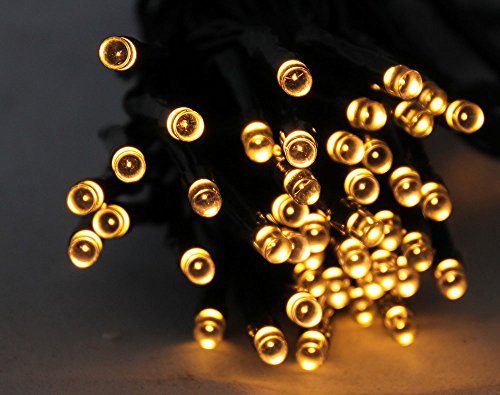 LED-Lichterkette mit 96 Leuchten in Lichtfarbe warmweiß Steuerbox für Standlicht Blinklicht Lauflicht Batteriebetrieb Doppel-Timerfunktion Geburtstagsdeko Innenraum von colourliving