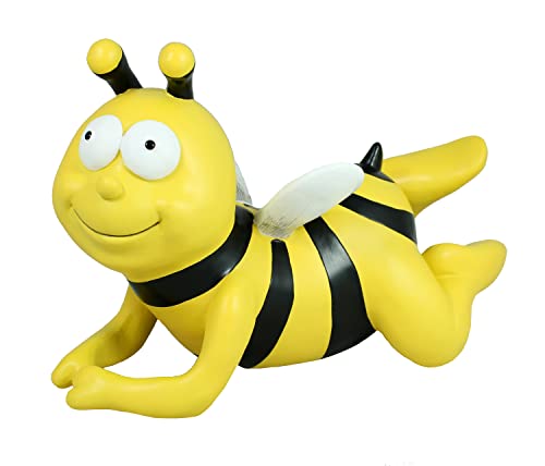 colourliving Bienen Figur fliegend 33 cm Bienen Deko Bienen Gartenfigur Biene von colourliving