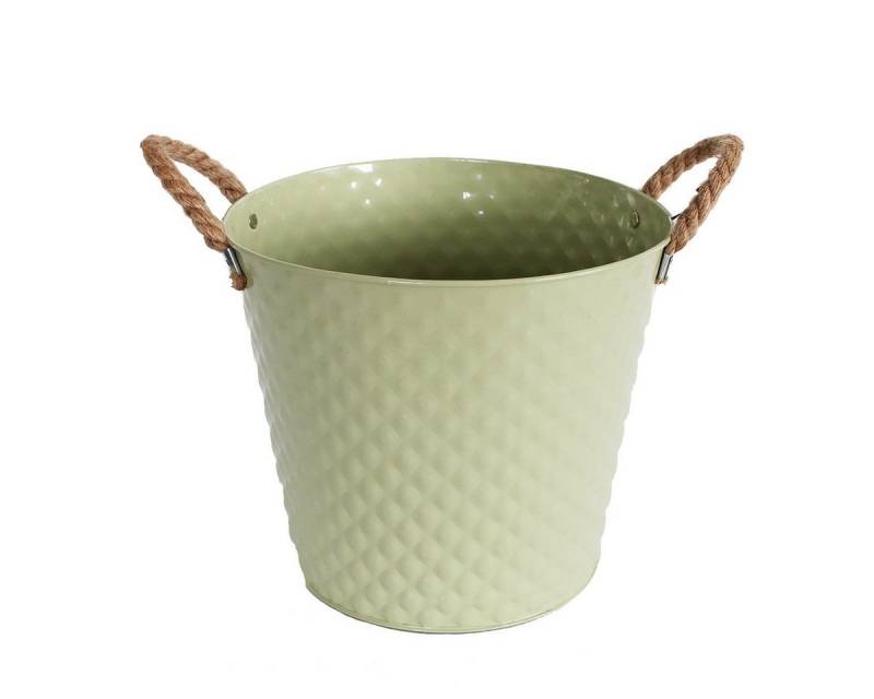 colourliving Blumentopf Pflanztopf Diamond Zinktopf Ø 22 cm Grün, schöner Blumentopf, verzinkt, für draußen colourliving Blumentopf Pflanztopf Diamond Zinktopf Ø 22 cm Grün, schöner Blumentopf, verzinkt, für draußen von colourliving