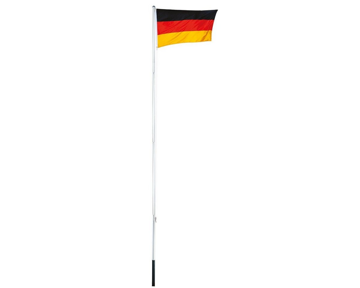 colourliving Fahnenmast Flaggenmast ca. 4 Meter Fahnenstange mit Deutschland Flagge, (1-St) von colourliving