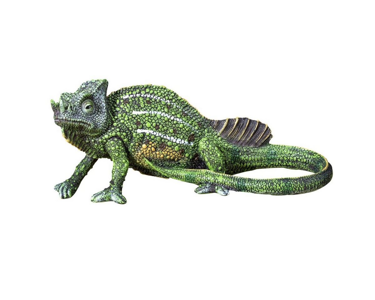 colourliving Tierfigur Chamäleon Figur Gartenfigur Echse Reptilien Deko-Figur Exotische Deko, aufwendig verarbeitet, detailgetreu von colourliving