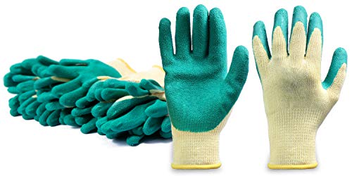 com-four® 10 Paar hochwertige Gartenhandschuhe, Arbeitshandschuhe, Schutzhandschuhe, Größe 10/XL (10 Paar - Größe 10 (XL)) von com-four