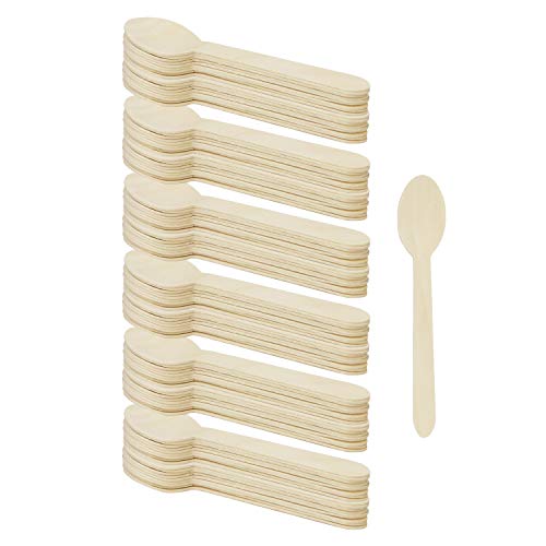 com-four® 120-teiliges Holz-Löffel-Set - Besteck aus Holz - umweltfreundliches und biologisch abbaubares Holzbesteck - nachhaltige Holzlöffel (120 Stück - Holzlöffel) von com-four