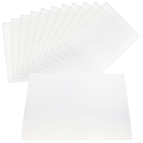 com-four® 12x flexibles Schneidebrett - biegsame Küchenunterlage 38 x 30,5 cm - lebensmittelechte Schneidematte aus Kunststoff - stabile Bastelunterlage für Haushalt, Hobby und Handwerken von com-four