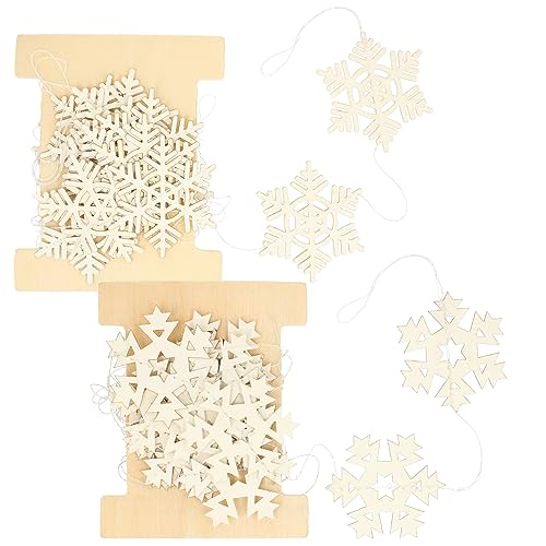 com-four® 2X Girlande aus Papier zur Weihnachtsdeko - Weihnachtsgirlande - Weihnachtsbaumschmuck - Fensterdekoration [Auswahl variiert] (2 Stück - 260cm) von com-four