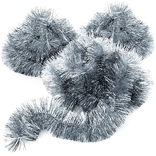 com-four® 3X Girlande Weihnachten - Tannengirlande für eine perfekte Weihnachtsdekoration - Weihnachtsdeko für Christbaum - 270 cm von com-four