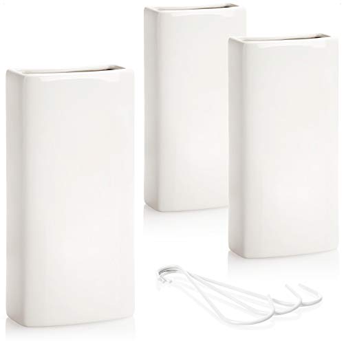 com-four® 3x Luftbefeuchter Heizung - Heizkörper Luftbefeuchter in weiß - Heizung Wasserverdunster aus Keramik von com-four