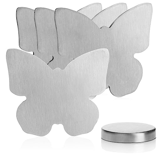 com-four® 4X Tischdeckenbeschwerer - Tischtuchgewichte aus Edelstahl - magnetische Tischtuchklammer - ca. 60 g von com-four