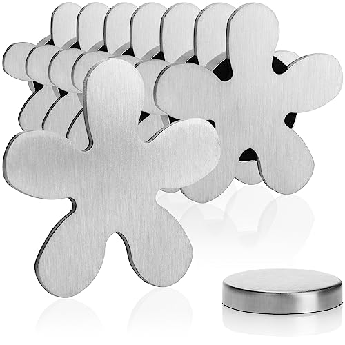 com-four® 8X Tischdeckenbeschwerer - Tischtuchgewichte aus Edelstahl - magnetische Tischtuchklammer - ca. 45 g von com-four