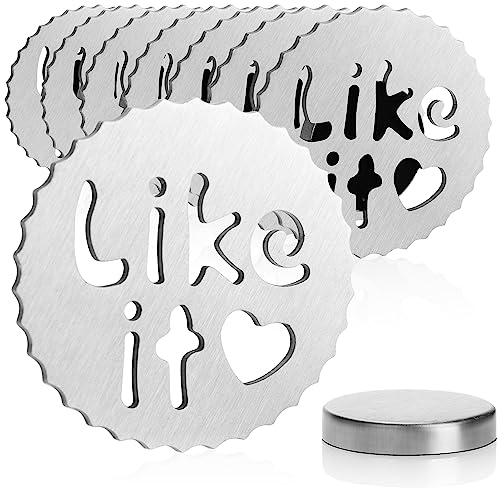 com-four® 8X Tischdeckenbeschwerer - Tischtuchgewichte aus Edelstahl - magnetische Tischtuchklammer - ca. 55 g von com-four