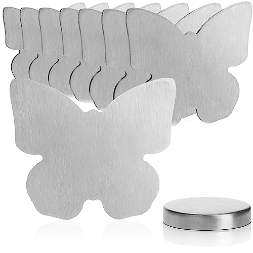com-four® 8X Tischdeckenbeschwerer - Tischtuchgewichte aus Edelstahl - magnetische Tischtuchklammer - ca. 60 g von com-four