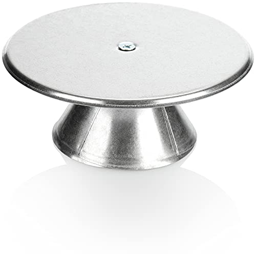 COM-FOUR® Kaminlochdeckel mit Isolierungsplatte - Kaminverschluss aus verzinktem Stahl - Ofenlochdeckel mit Spreiztrichter für Rohre bis Ø 100-150 mm - Blindkappe zur Abdeckung (160mm) von com-four