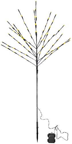 COM-FOUR® LED Baum als dekorative Beleuchtung - Lichterbaum mit Timer-Funktion als Deko zu Weihnachten - Leuchtbaum für Innen- und Außenbereich (1x Baum LED) von com-four