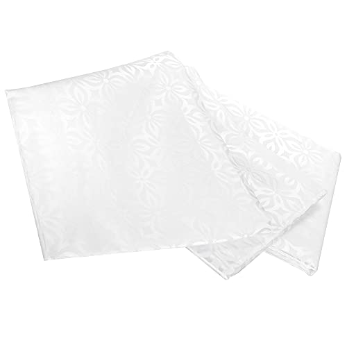 com-four® Tischdecke XXL - Eckiges Tischtuch mit Muster - Tischdecke aus Polyester - Tafeldecke für Weihnachten, Geburtstag, Hochzeit - 220 x 150 cm von com-four