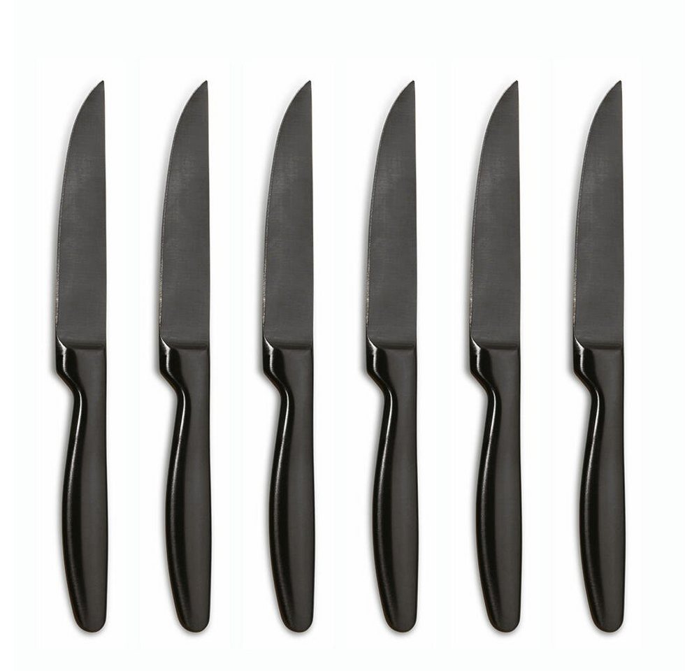 comas Steakmesser BOJ Satin Gunmetal (6 Stück), satin-finish von comas