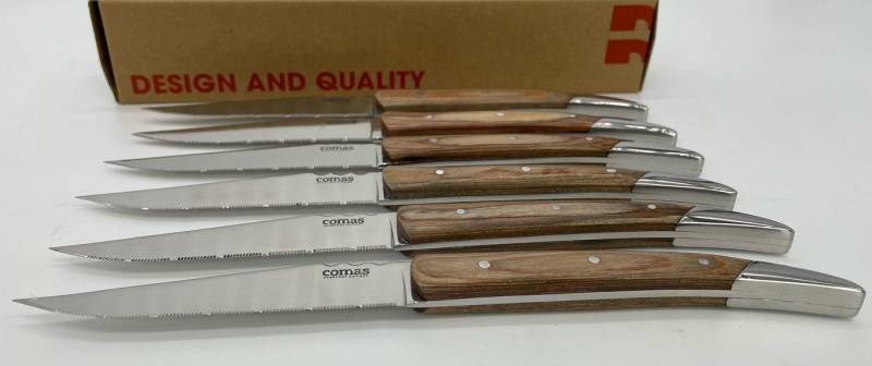 comas Steakmesser Comas STEAKMESSER NICOLAS Chuleteros HQ poliert
 (VE: 6) von comas