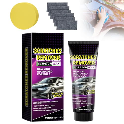 Auto Kratzer Reparaturpaste, Autolack Reparatur Polieren Paste,120ML Kratzer Reparatur Wachs Kratzerentfernungs Entferner für Auto Verschiedene Oberflächen (1 Stück) von comeenm