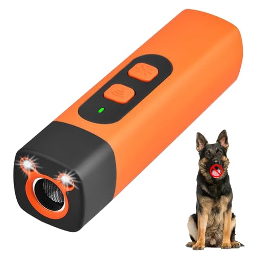Antibell Ultraschall Gerät, 2025 Neu Ruhemeister Pro Hundeabwehr Ultraschall mit 3 Frequenzen LED-Lampe, Schonendes Ultraschall-Training für Ruhiges Zuhause für Kleine Mittel Große Hunde (1PC) von comepew