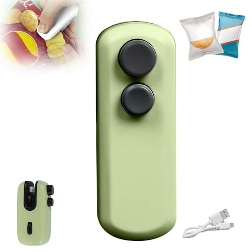 Mini Folienschweißgerät, 2025 Neu Mini Bag Sealer Versiegelungsmaschine, Versiegelungsgerät 2 in 1 Bag Sealer with Cutter and Magnet Küchen Gadgets Vakuumierer für Damit Lebensmittel Frisch (Grün) Mini Folienschweißgerät, 2025 Neu Mini Bag Sealer Versiegelungsmaschine, Versiegelungsgerät 2 in 1 Bag Sealer with Cutter and Magnet Küchen Gadgets Vakuumierer für Damit Lebensmittel Frisch (Grün) von comepew