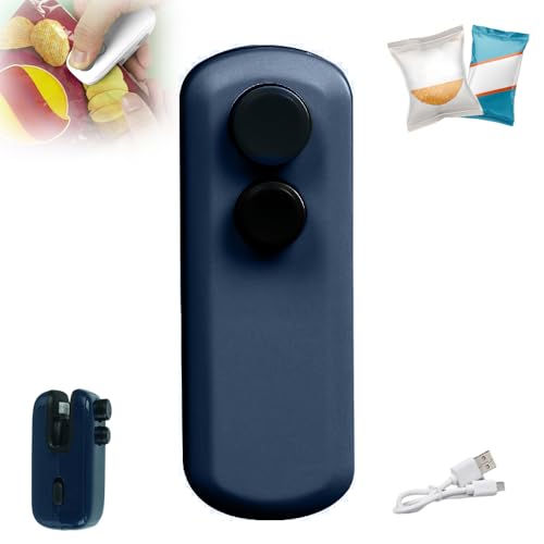 Mini Folienschweißgerät, 2025 Neu Mini Bag Sealer Versiegelungsmaschine, Versiegelungsgerät 2 in 1 Bag Sealer with Cutter and Magnet Küchen Gadgets Vakuumierer für Damit Lebensmittel Frisch (Blau) Mini Folienschweißgerät, 2025 Neu Mini Bag Sealer Versiegelungsmaschine, Versiegelungsgerät 2 in 1 Bag Sealer with Cutter and Magnet Küchen Gadgets Vakuumierer für Damit Lebensmittel Frisch (Blau) von comepew
