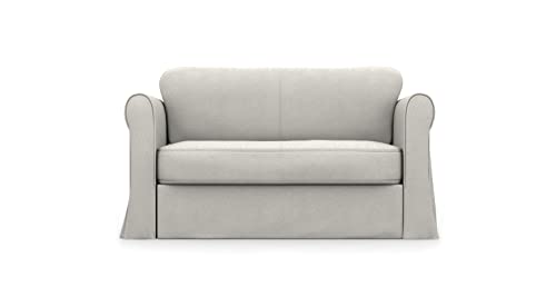 COMFORTLY Ersatzbezug für 2-Sitzer-Sofa, Bett, handgefertigt, kompatibel mit Hagalund-Schlafcouch, nur Bezüge – (Leinen-Mischungen, Leinen) von comfortly