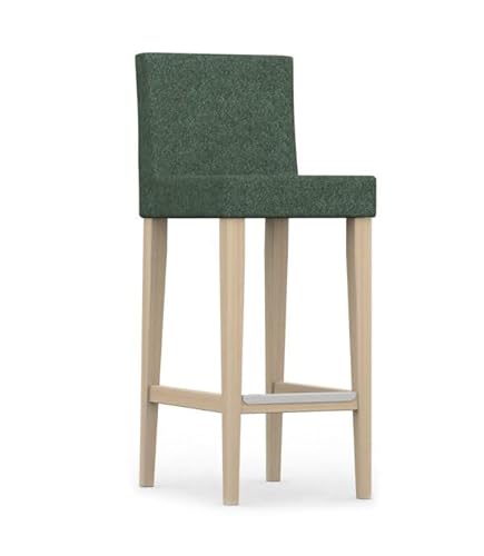 comfortly Bezug für Henriksdal Barhocker (klein) - Strapazierfähiger Ersatzbezug aus 100% Polyester (Grüne Farbe) von comfortly