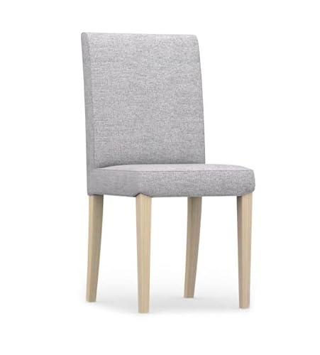 comfortly Bezug für Henriksdal Stuhl - Standardmodell in regulärer Größe - Strapazierfähiger Ersatzbezug aus 100% Polyester (Heavy Duty-Stoff) (Graue Farbe) von comfortly