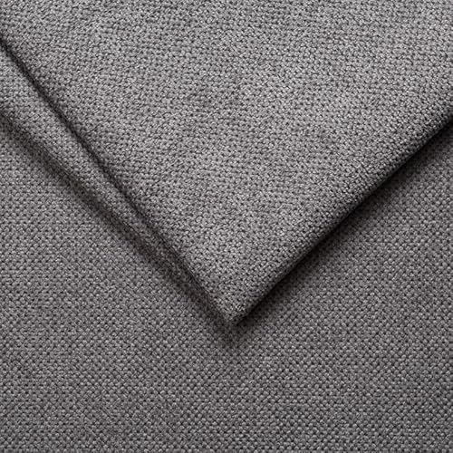comfortly Stoffmuster Crown Robust, dick, weich im Griff und mit Einer Filzschicht auf der Rückseite, aus 92% Polyester 8% Nylon, waschbar für einfache Pflege, 10x10cm (Dunkelgrau) von comfortly