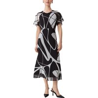 Comma Chiffonkleid, mit Allover-Druck von comma