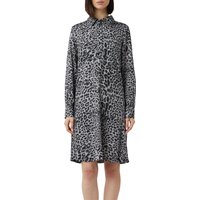 Comma Hemdblusenkleid Sommerkleid mit All-Over Leo Print Comma Hemdblusenkleid Sommerkleid mit All-Over Leo Print von comma