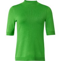 Comma Kurzarmpullover, mit leichtem Stehkragen von comma