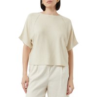 Comma Kurzarmpullover mit Lochmuster-Details und Rundhals Comma Kurzarmpullover mit Lochmuster-Details und Rundhals von comma