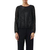 Comma Langarmbluse mit Pailetten-Muster Comma Langarmbluse mit Pailetten-Muster von comma