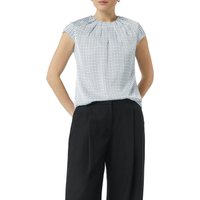 Comma Satinbluse, mit All-Over-Print von comma