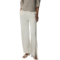 Comma Stoffhose Sommerhose Wide Leg und eleatischem Bund von comma