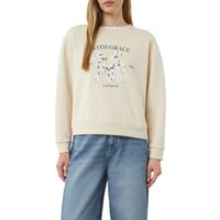Comma Sweatshirt mit Print und Aufnähern Comma Sweatshirt mit Print und Aufnähern von comma