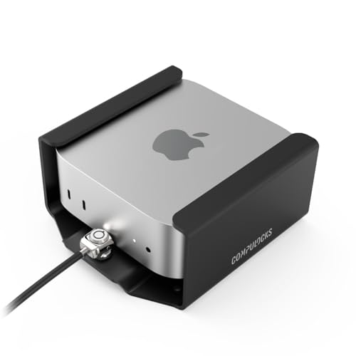 Mac Mini M4 2024 Sichere Halterung mit Kabelschloss von compulocks