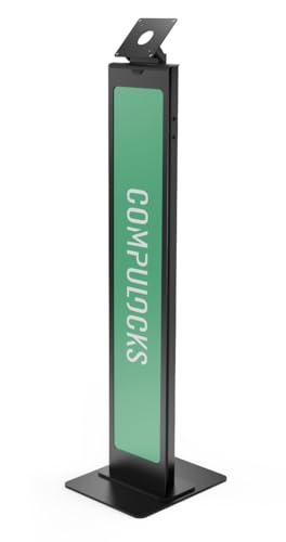 Maclocks Brandable VESA Mount BrandMe Security Bodenständer - Kippbarer Display Bodenständer - Schwarz, 140B von compulocks