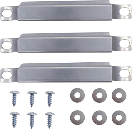 comvastars 3er-Pack Charbroil und Andere, Crossover Brenner Universal Verstellbar Ersatz Ersatzteile für Centro,Gasgrill Ersatzteile, Crossover Rohr,Übertrag Srohr,BBQ Edelstahl Flammenbrücke von comvastars