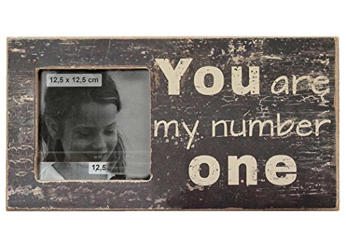 Bilderrahmen - You are my number one - Shabby Chic Holz Fotorahmen von condecoro