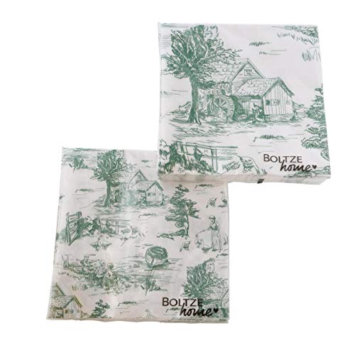 Servietten Papierserviette Jouy 2er Set, Landschaft Papier Servietten Papierserviette Jouy 2er Set, Landschaft Papier von condecoro