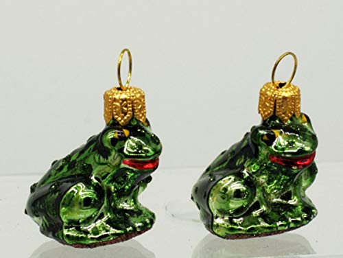 condecoro Frosch Christbaumschmuck Froschkönig 2er Set - Mundgeblasenes Glas - Weihnachten condecoro Frosch Christbaumschmuck Froschkönig 2er Set - Mundgeblasenes Glas - Weihnachten von condecoro
