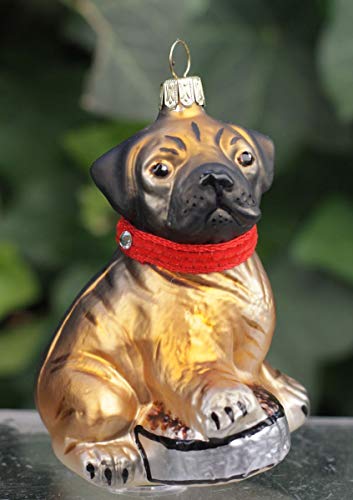 condecoro Mops Christbaumschmuck Hund Christbaumkugel von condecoro